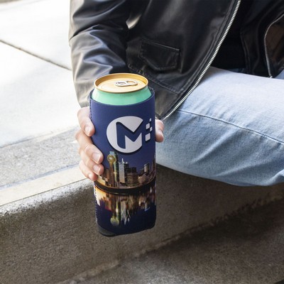 Full Color 24 oz Neoprene Can Cooler