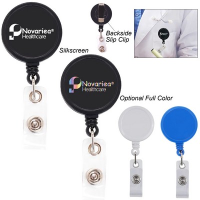 Retractable Badge Holder with Slip Clip